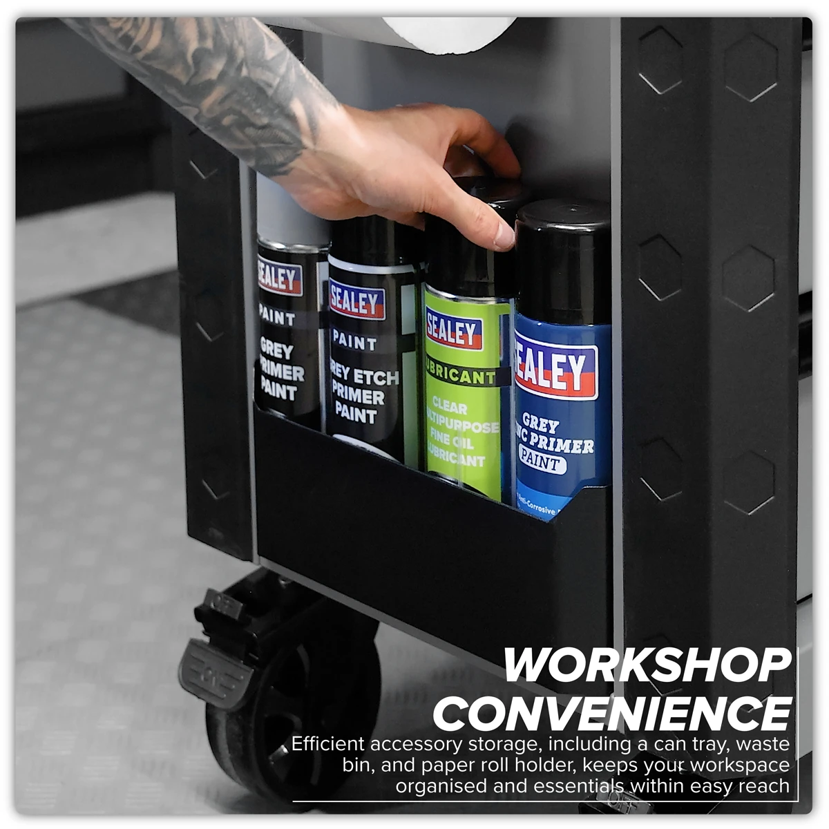 heavy duty Sealey workshop trolley