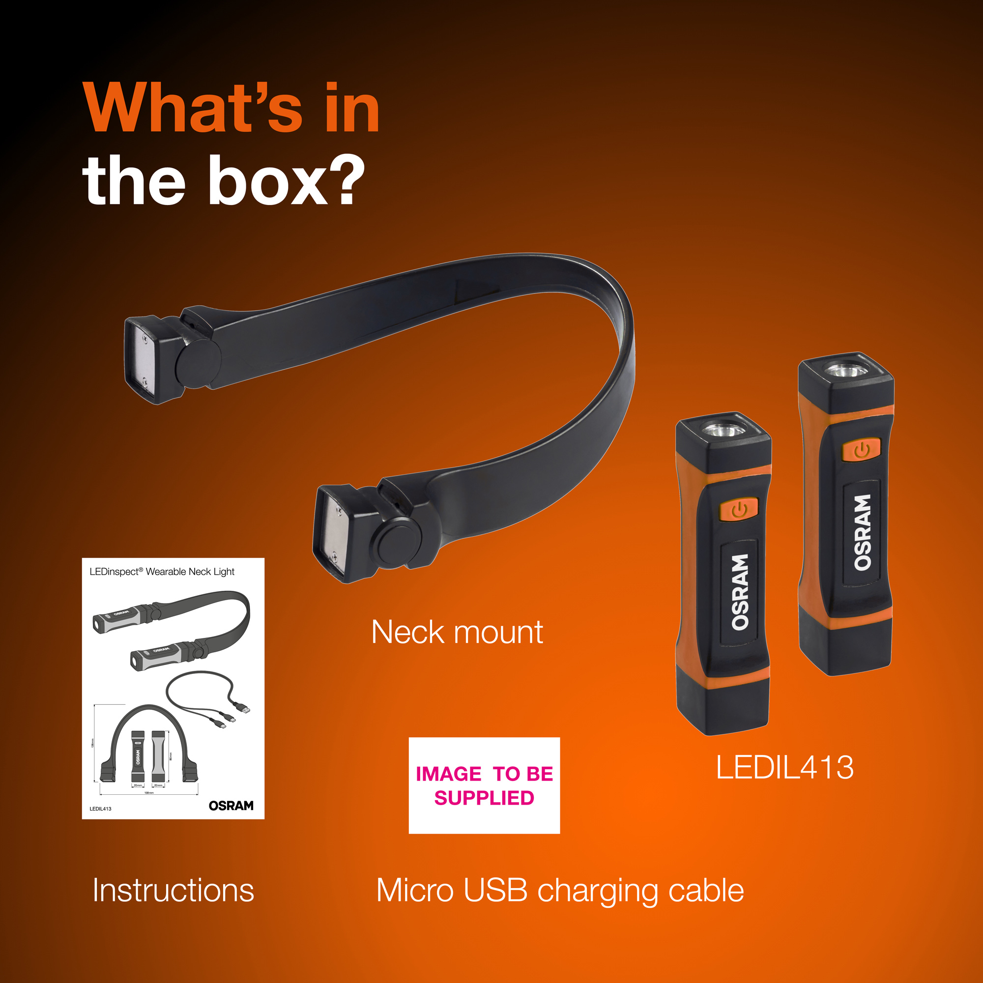 Osram LED Inspect Wearable Neck Torch Light LEDIL413