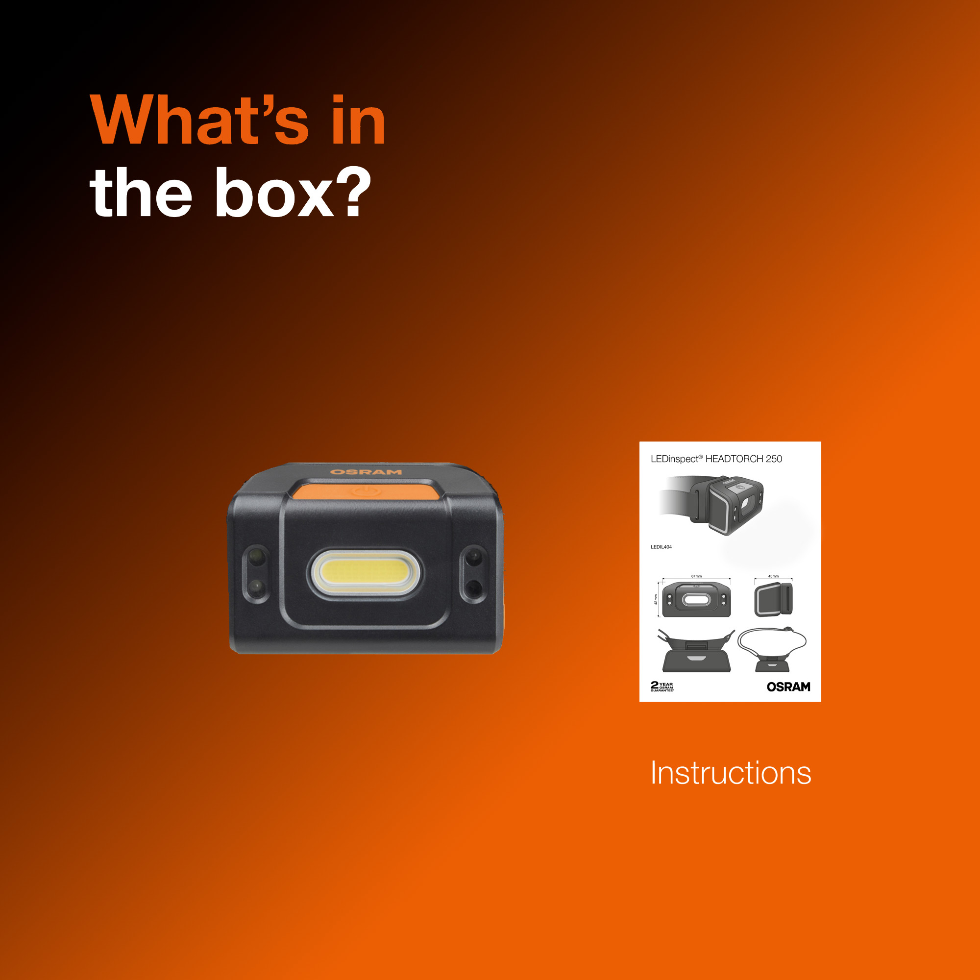 Osram inspection head torch
