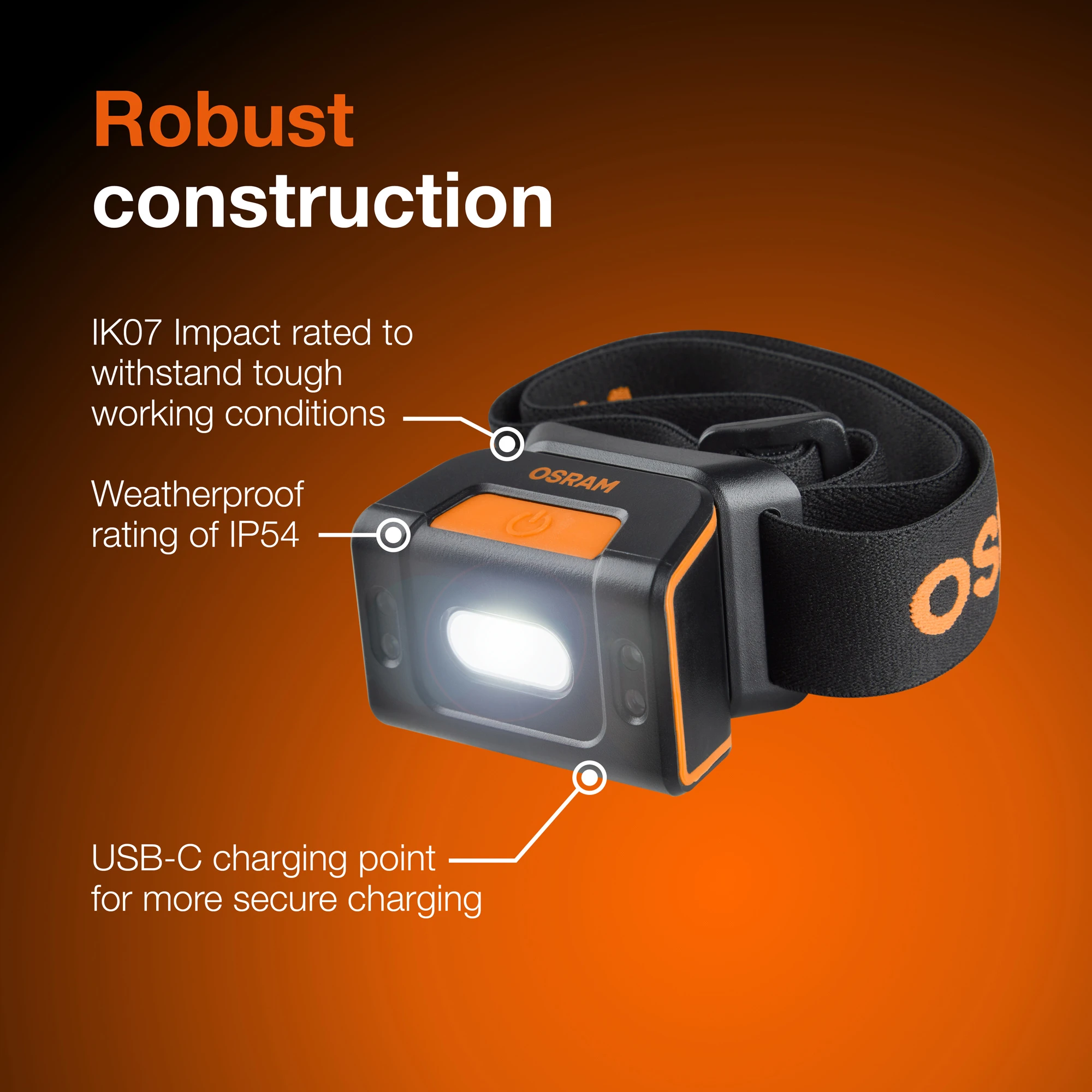 Osram LED Inspect Head Torch 250 LEDIL404