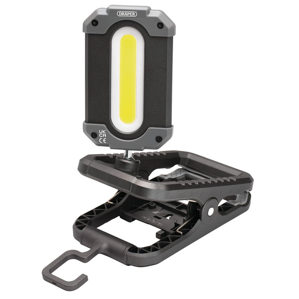 Draper LED Rechargeable Work Light and Power Bank 1000 Lumens DRA23942
