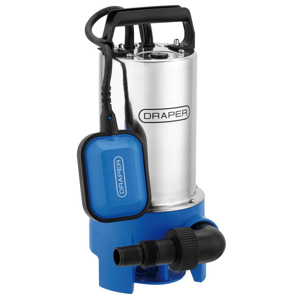 dirty water pump quicky removes muddy, debris-filled water from flooded basements and construction sites
