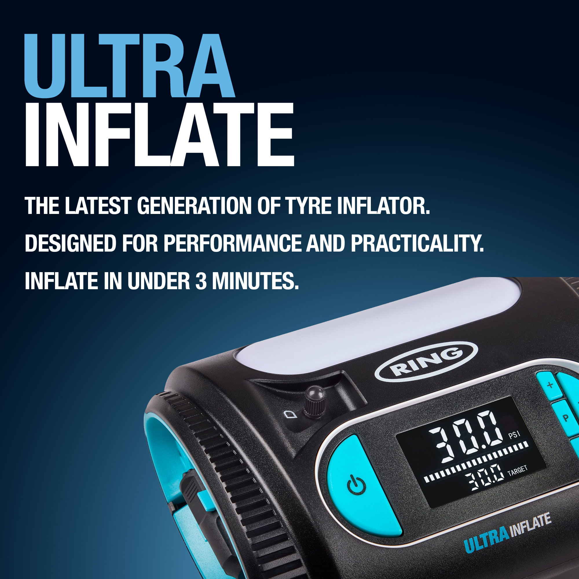 Ring ULTRAINFLATE 20 Digital Tyre Inflator RTI120T