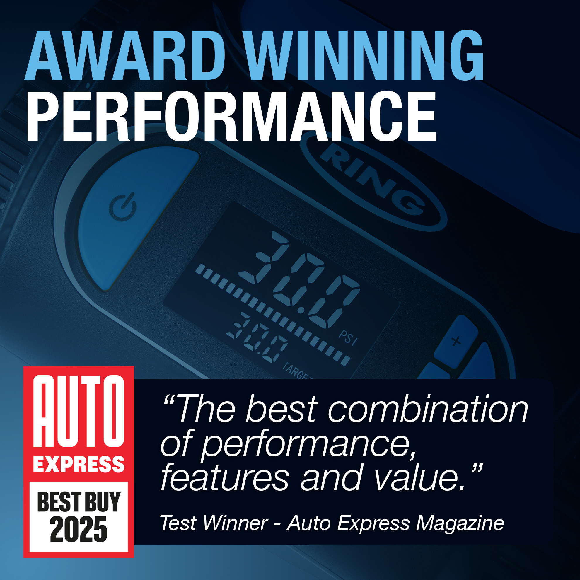compact Digital Tyre Inflator