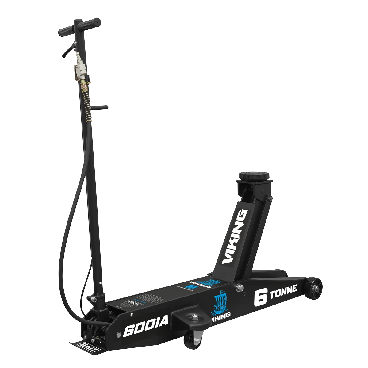 Professional 6 ton log reach trolley jack