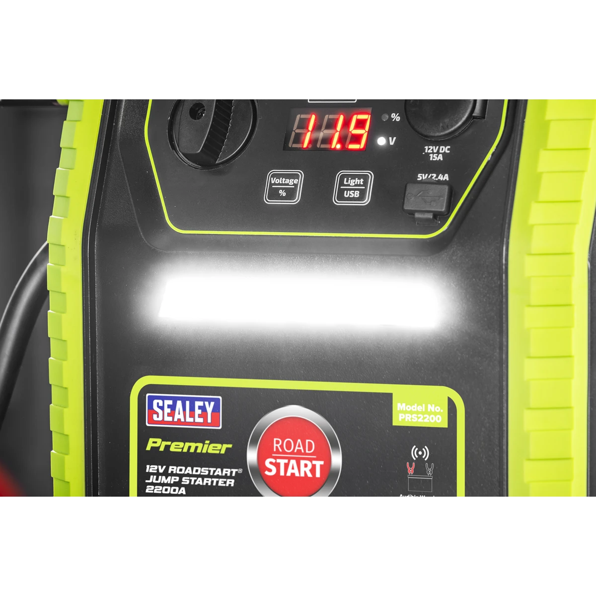 Sealey Premier 12V RoadStart Jump Starter 2200 Peak Amps PRS2200