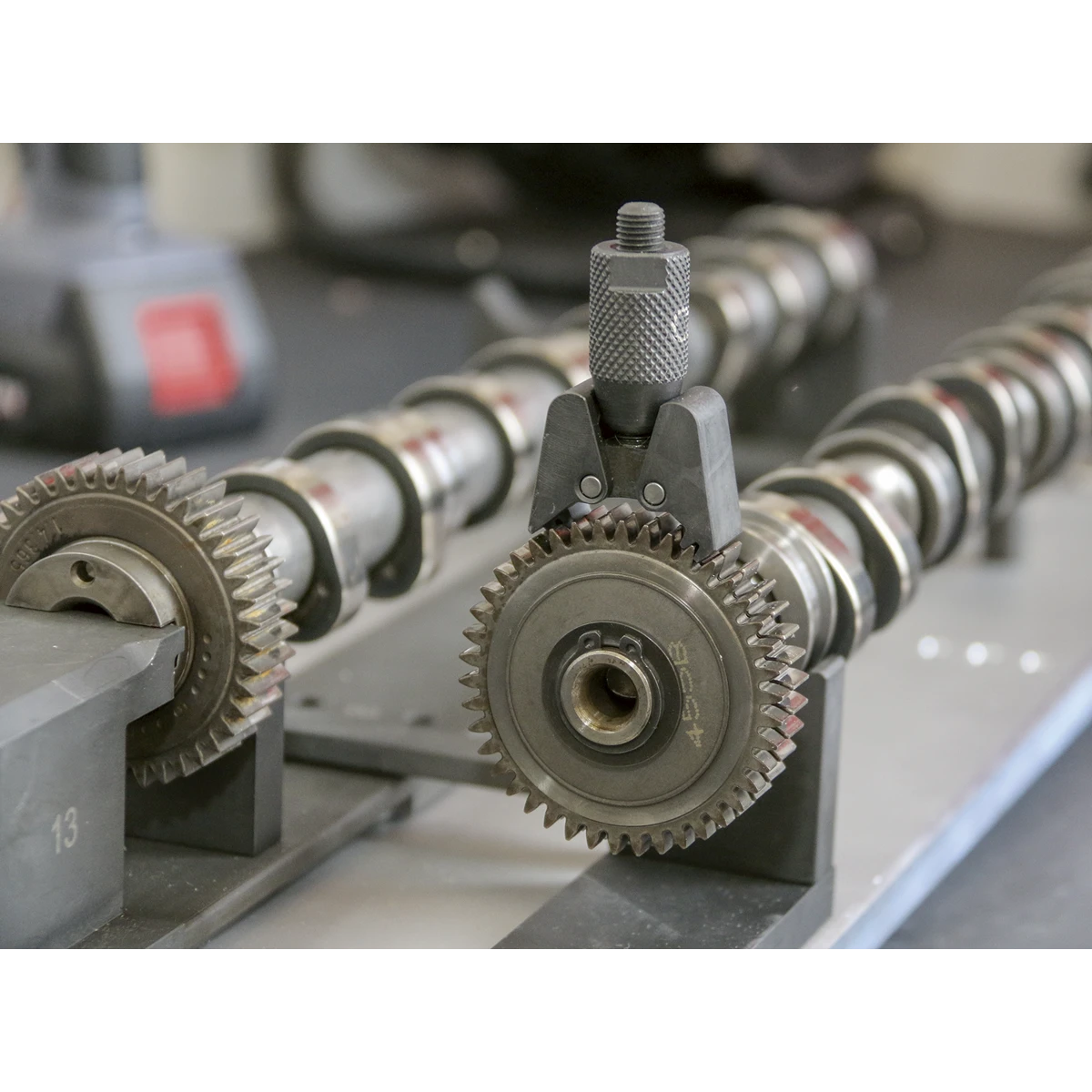 SETTING AND LOCKING - Align and lock key engine components to ensure proper timing of an engine