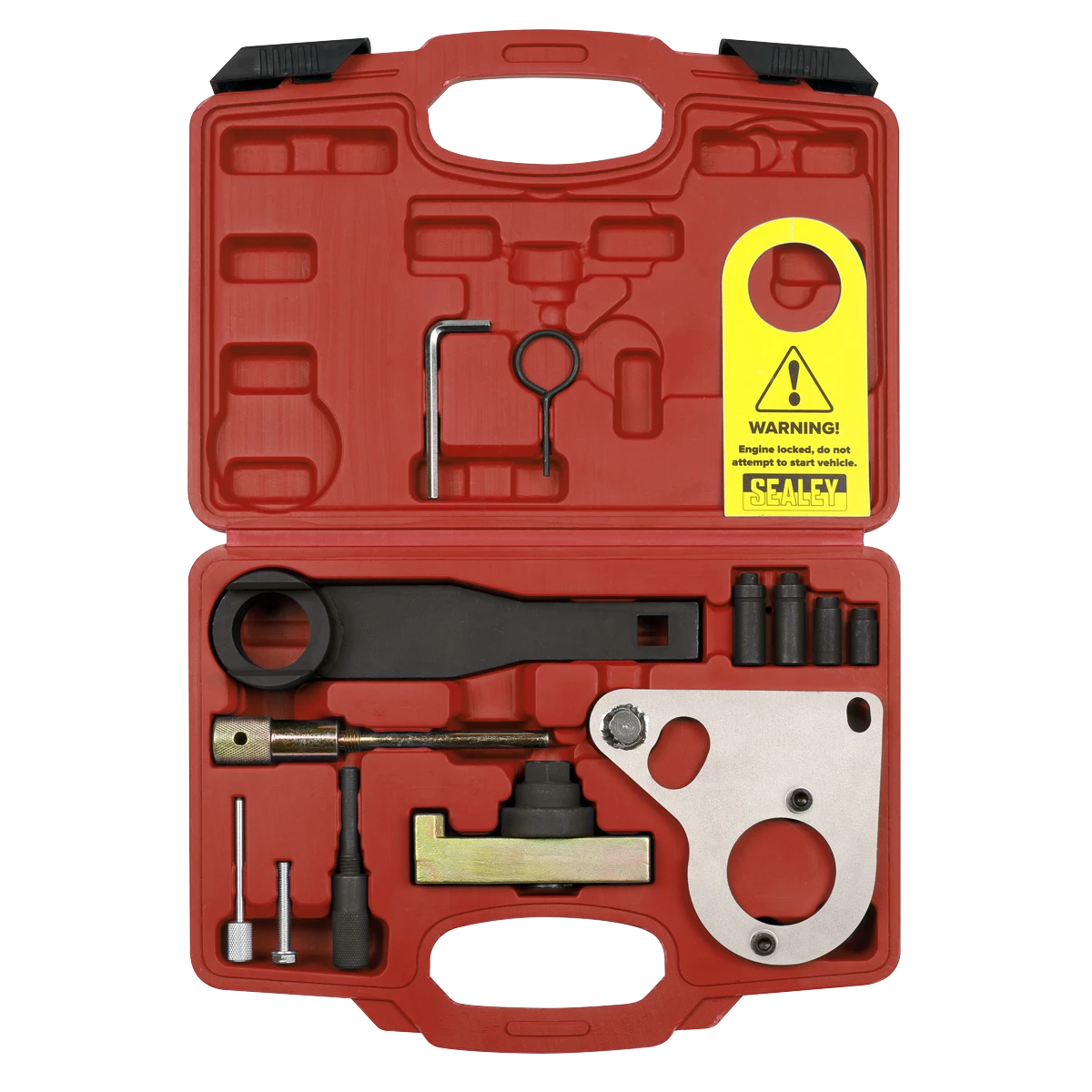 Sealey Diesel Engine Timing Tool Kit for Renault, Mercedes, Nissan, GM 1.6D/2.0/2.3dCi/CDTi - Chain Drive VSE5086A