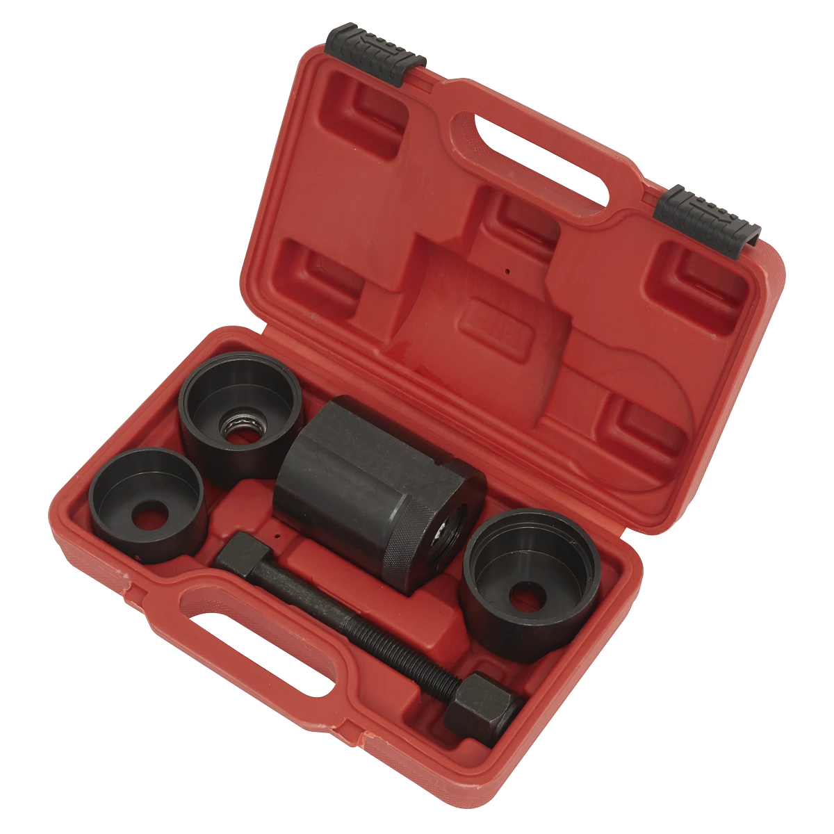 Designed to remove and install press-fit rear suspension ball joints in situ, on BMW 5 and 7 Series.