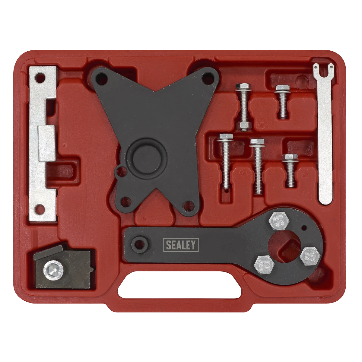 1.2L & 1.4L KIT - Includes additional sprocket locking tool and alignment fixture for the camshaft sensor on the 1.4 VVT engine.