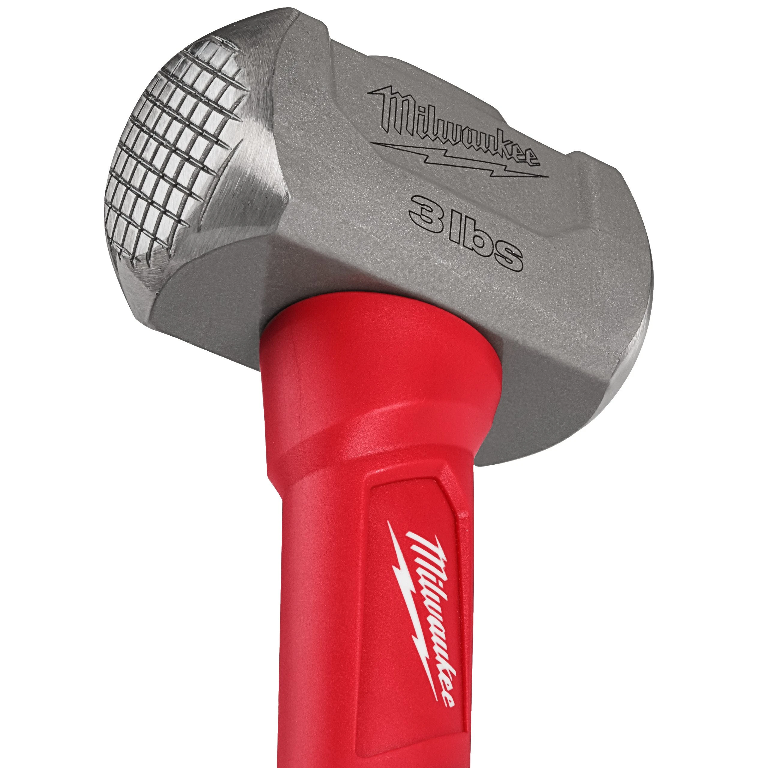 Duel Face Versatility: Milled face provides additional grip and minimizes movement of face when striking chisels or large nails, the smooth face prevents damage to struck objects.