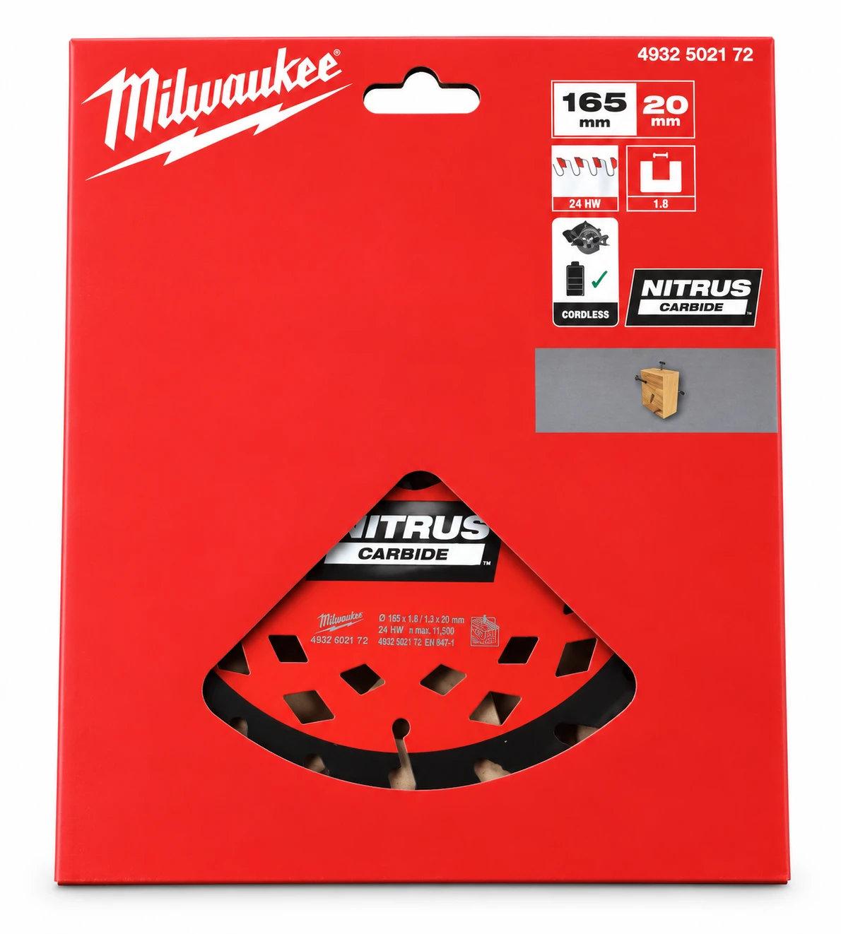 Milwaukee detail sander delta sanding sheet retail card packaging