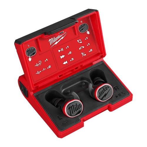 Milwaukee L4 RLEPB-301 USB Rechargeable Hearing Assist Earplugs with Bluetooth 4933478750