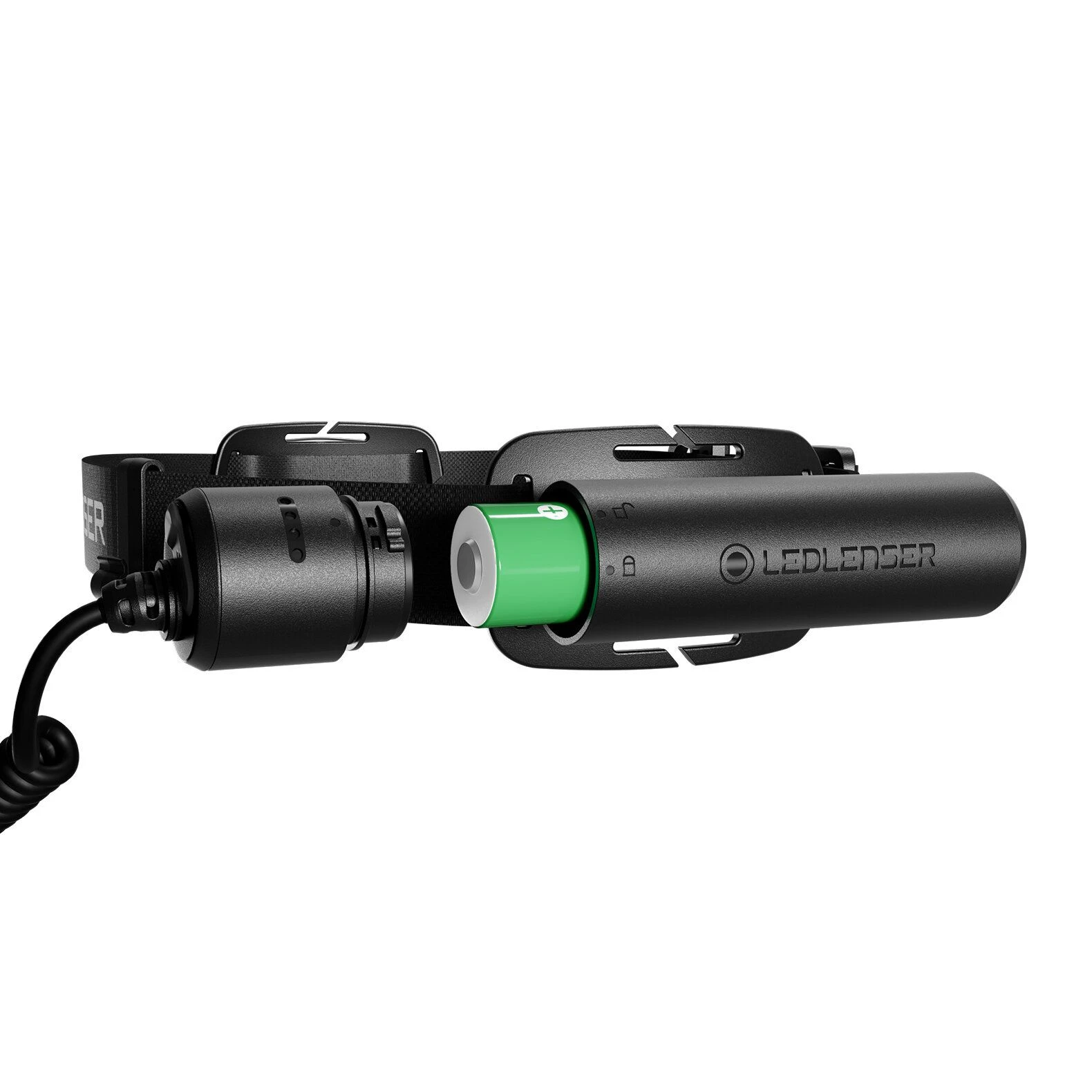 Ledlenser H5R Rechargeable Head Torch black housing and adjustable headband