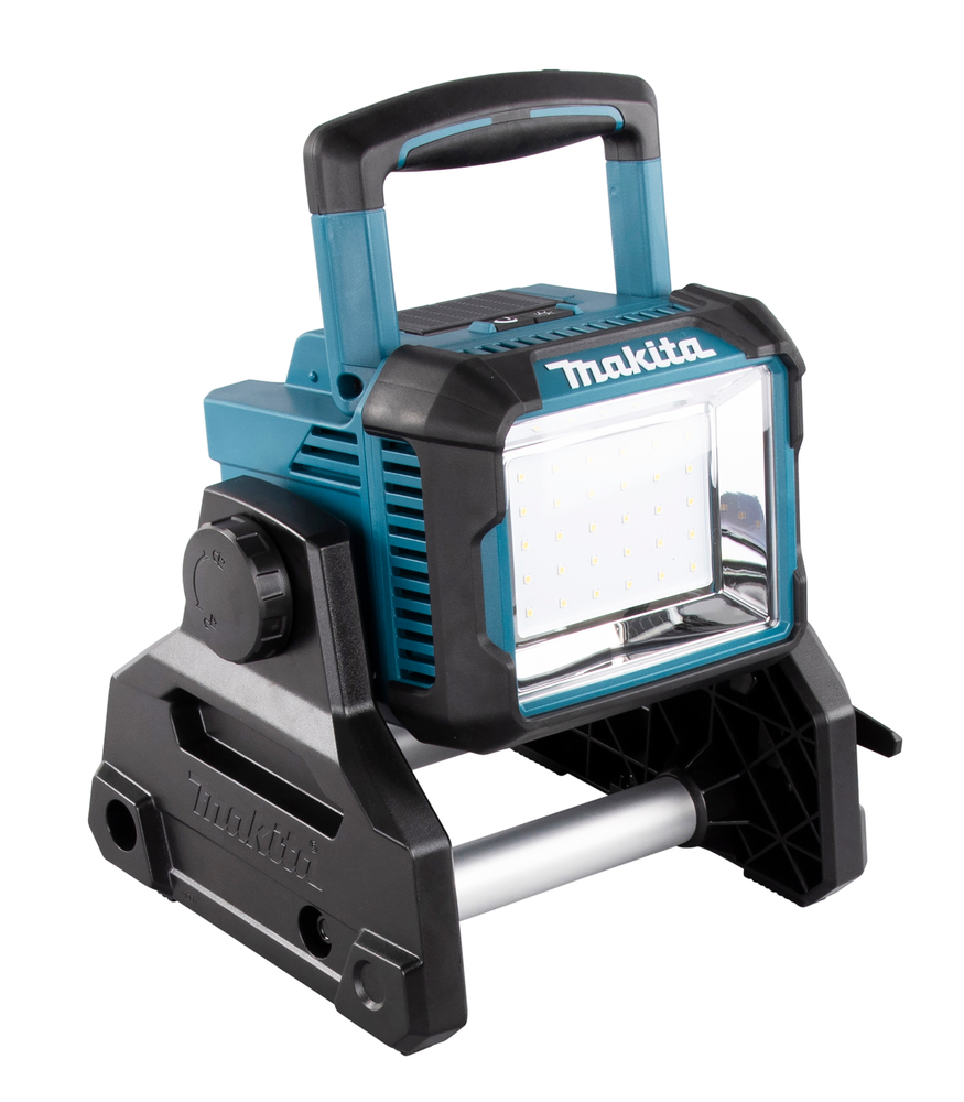 Makita DML811 3000 lumen LED worklight with carrying handle and adjustable light panel