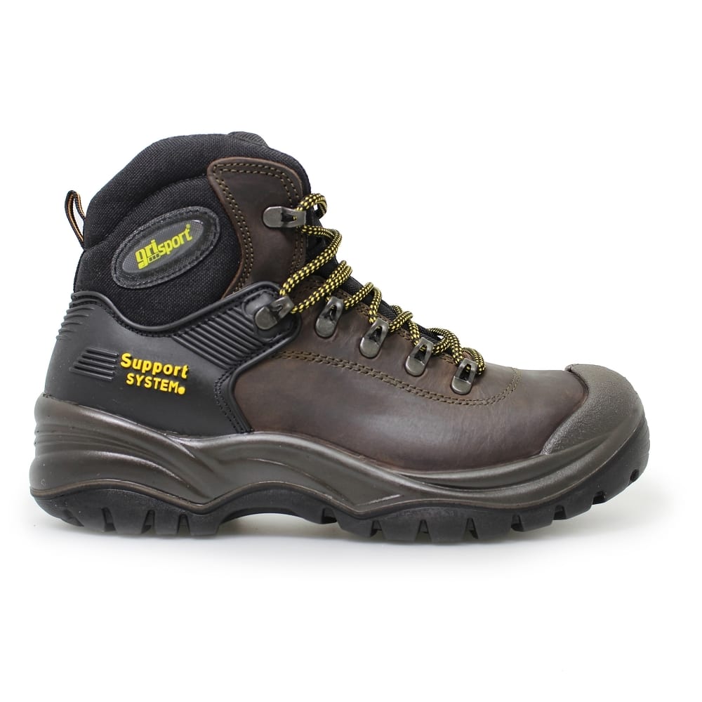GRISPORT CONTRACTOR SAFETY BOOTS BROWN AMG001BROWN | toolforce.ie