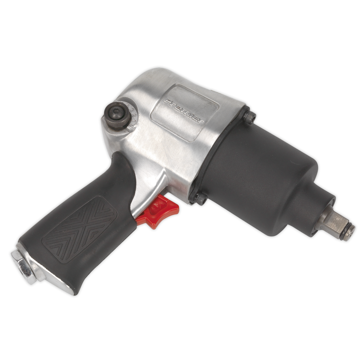 Air Impact Wrench 1/2"Sq Drive - Twin Hammer | Powerful 1/2"Sq drive impact wrench with twin hammer mechanism for increased torque. | toolforce.ie