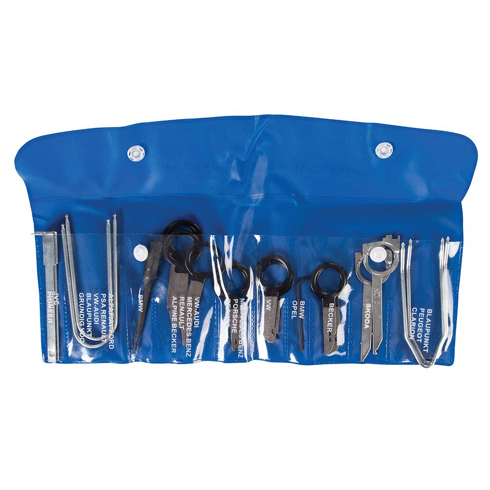 Silverline Radio Removal Kit 20pce 333101 | Stainless steel keys. | toolforce.ie