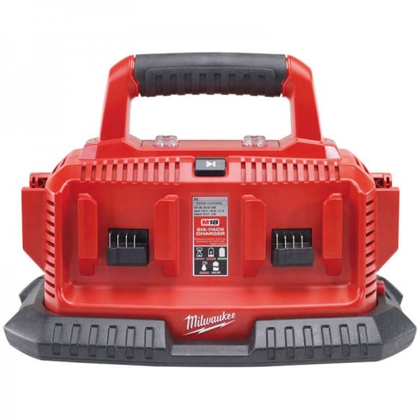 18v battery charger 6 bay