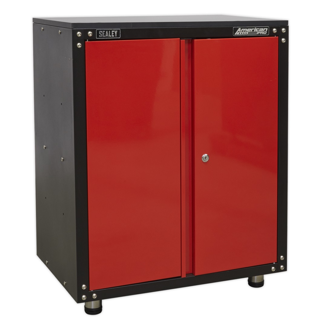 Sealey American Pro Modular Tool Storage System APMS80COMBO1 | Sealey Built-In Workshop Tool Chest Ball bearing drawer slides throughout. | toolforce.ie
