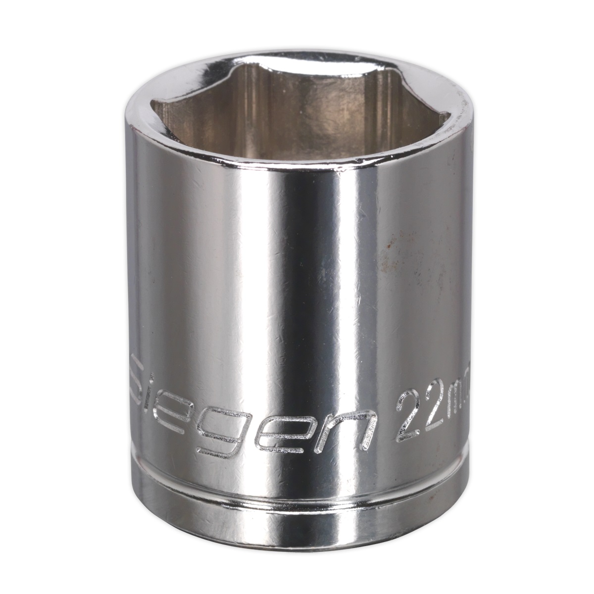 Siegen WallDrive® Socket 22mm 1/2"Sq Drive S0659 | High grade carbon steel socket.