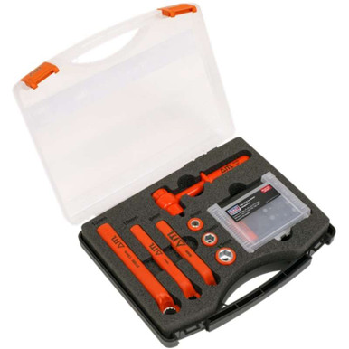 Sealey AK7980HV Mechanicfts Tool Kit 144Pc Hi-Vis Green