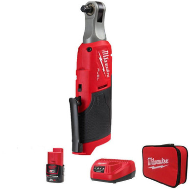 Milwaukee M12 Fuel Impact Ratchet 3 8 Dr Kit M12FIR38 201B ToolForce