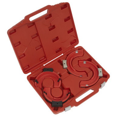 Sealey RE229 Conjunto profesional de compresor de muelles helicoidales,  2,204.6 lbs, rojo