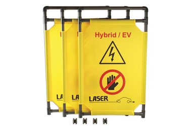 Laser Hybrid/EV Folding Safety Barrier  8000