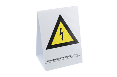 Laser High Voltage Sign (Double Sided)  7574
