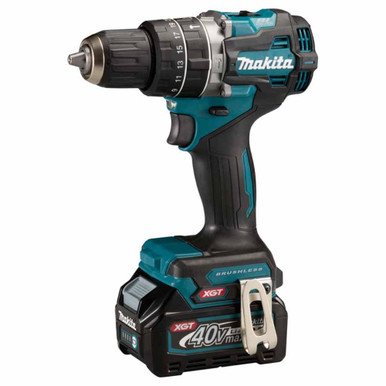 Perceuse visseuse XGT DF001G + meuleuse Ø 125 mm GA005G + 2 batteries 40 V  max - 4 Ah - Makita