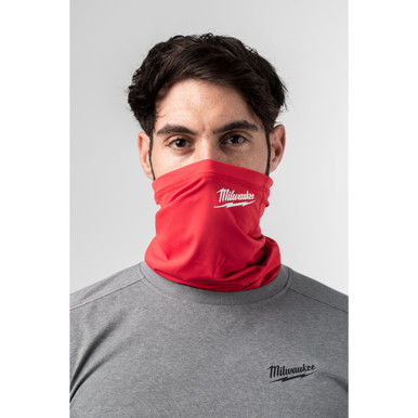 Milwaukee Red Neck Gaiter & Face Mask NGFMP Red | Toolforce