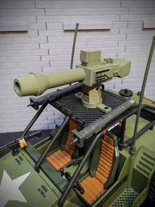Retro Cannon Buggy Upgrade Kit designed for the GI Joe Classified AWE Striker