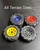 Red atlas Creations Wheel and Tire Upgrade Pack for GI Joe Classified Ferret, Varmint and Tiger Paw