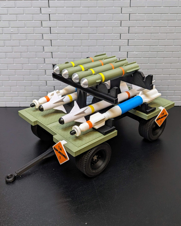 Red Atlas Creations Ordinance Trailer for GI Joe Classified Haslab HISS Dragonfly Rattler