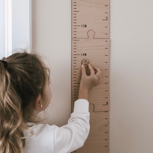 Personalised Timber Height Chart - Rectangle Top