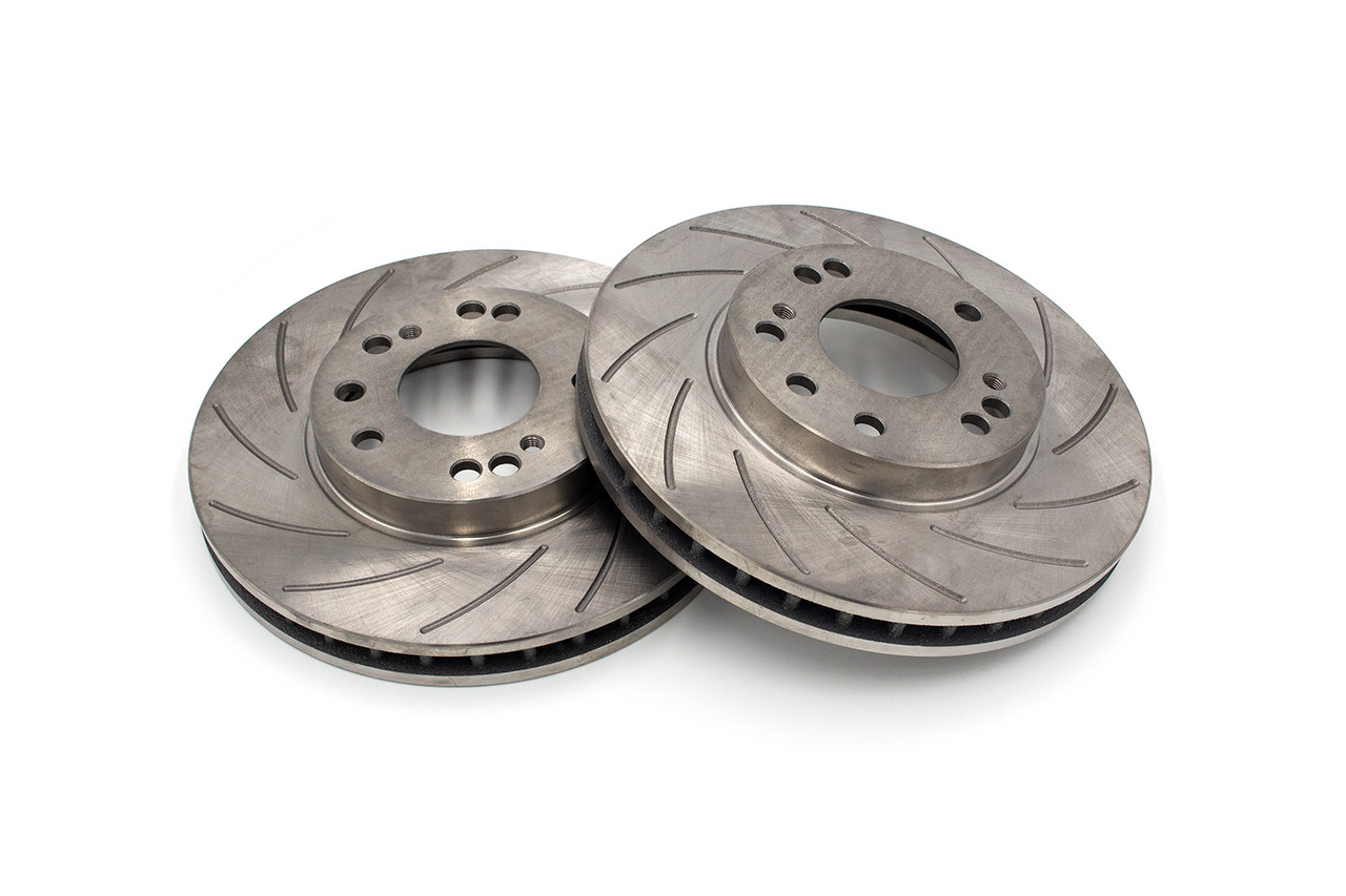 ROFU - Max Street Friction Slotted 30mm Front Rotors PAIR - Nissan 300ZX  Z32 - 4 & 5 LUG