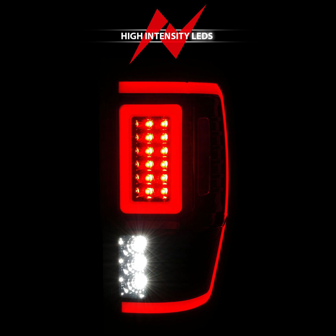 ANZO LED Tail Light Assembly w/ Lightbar & Sequential Signal Ford Ranger (19-22) (311447) main image 0