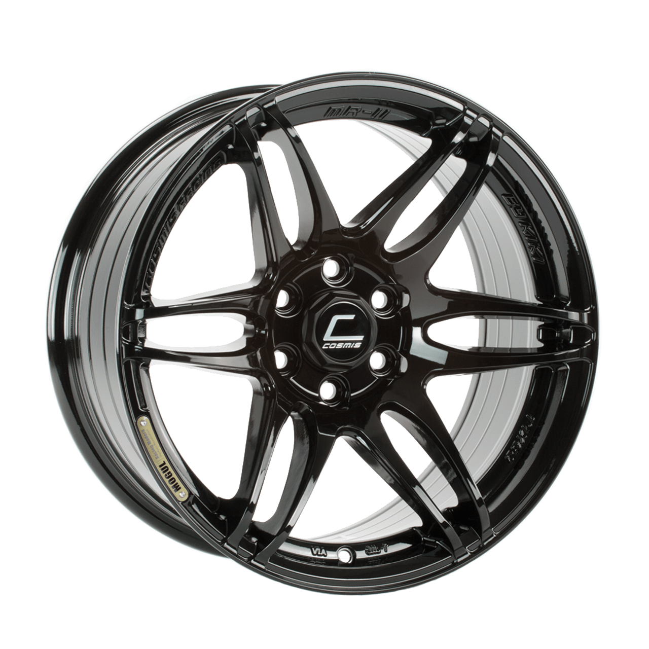 Cosmis Racing Mrii Black Wheel 17x8 0 15mm 6x114 3 Enjuku Racing Parts Llc