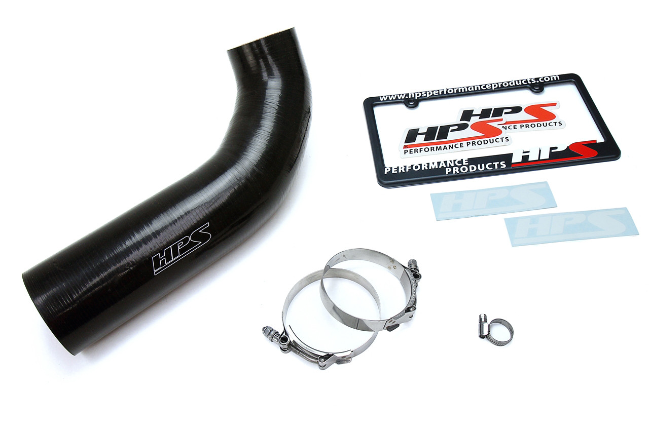 HPS Performance Black Reinforced Silicone Post MAF Air Intake Hose Kit for  Jeep 12-17 Wrangler JK & Unlimited 3.6L V6