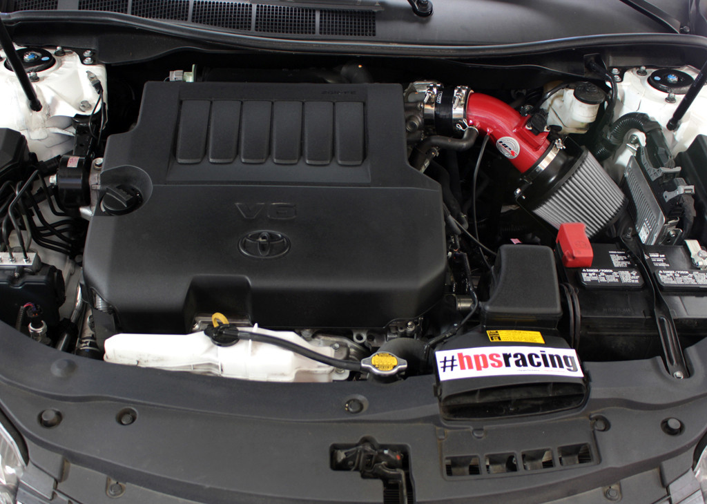 Hps Red Shortram Air Intake Heat Shield For 07 17 Toyota Camry 3 5l V6 Enjuku Racing Parts Llc