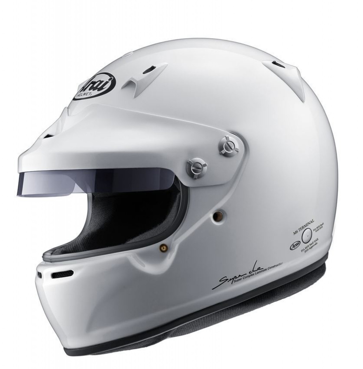 Arai GP-5W White XL Racing Helmet - Enjuku Racing Parts, LLC