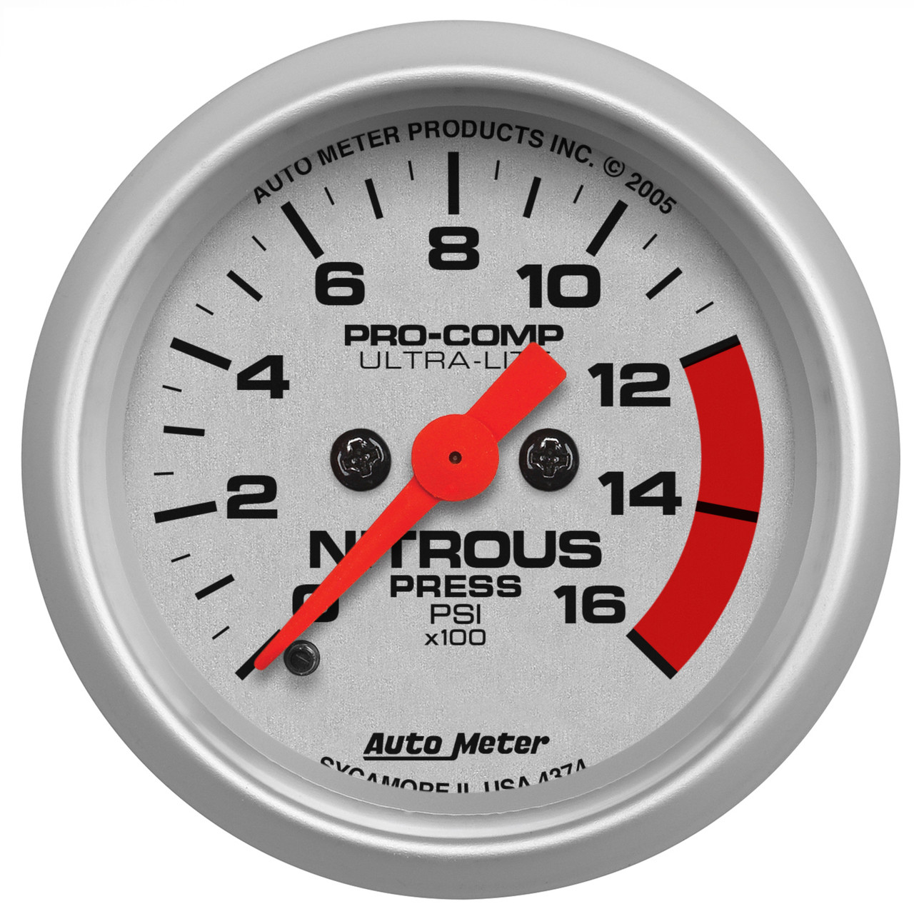 完璧 Auto Meter 3374 Pressure Nitrous Sport-Comp Electric Gauge 計器類、電子パーツ 