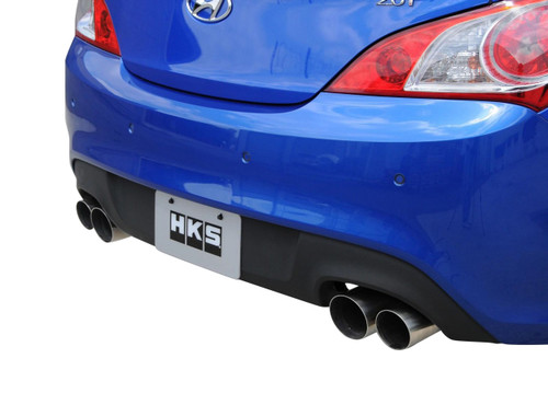 HKS Legamax Premium Axle-Back Exhaust - Hyundai Genesis Coupe HKS Legamax Premium Axle-Back Exhaust - Hyundai Genesis Coupe