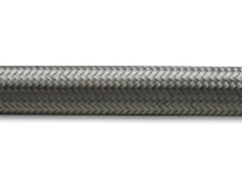Vibrant Performance - 2ft Roll of Stainless Steel Braided Flex Hose; AN Size -16, Hose ID 0.89"