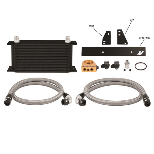 Mishimoto - Nissan 370Z/ Infiniti G37 (Coupe only) Thermostatic Oil Cooler Kit, Black