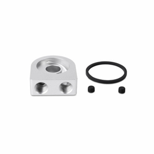 Mishimoto - Oil Sandwich Plate, Silver Mishimoto - Oil Sandwich Plate, Silver