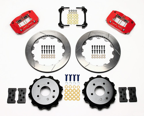 Wilwood Dynapro Radial Rear Kit 13.00in Red Nissan 350Z / G35 Wilwood Dynapro Radial Rear Kit 13.00in Red Nissan 350Z / G35