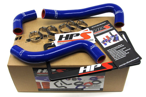 HPS Performance Blue Reinforced Silicone Radiator Hose Kit Coolant for Scion 04-07 xB