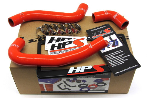 HPS Performance Red Reinforced Silicone Radiator Hose Kit Coolant for Scion 04-07 xB HPS Performance Red Reinforced Silicone Radiator Hose Kit Coolant for Scion 04-07 xB